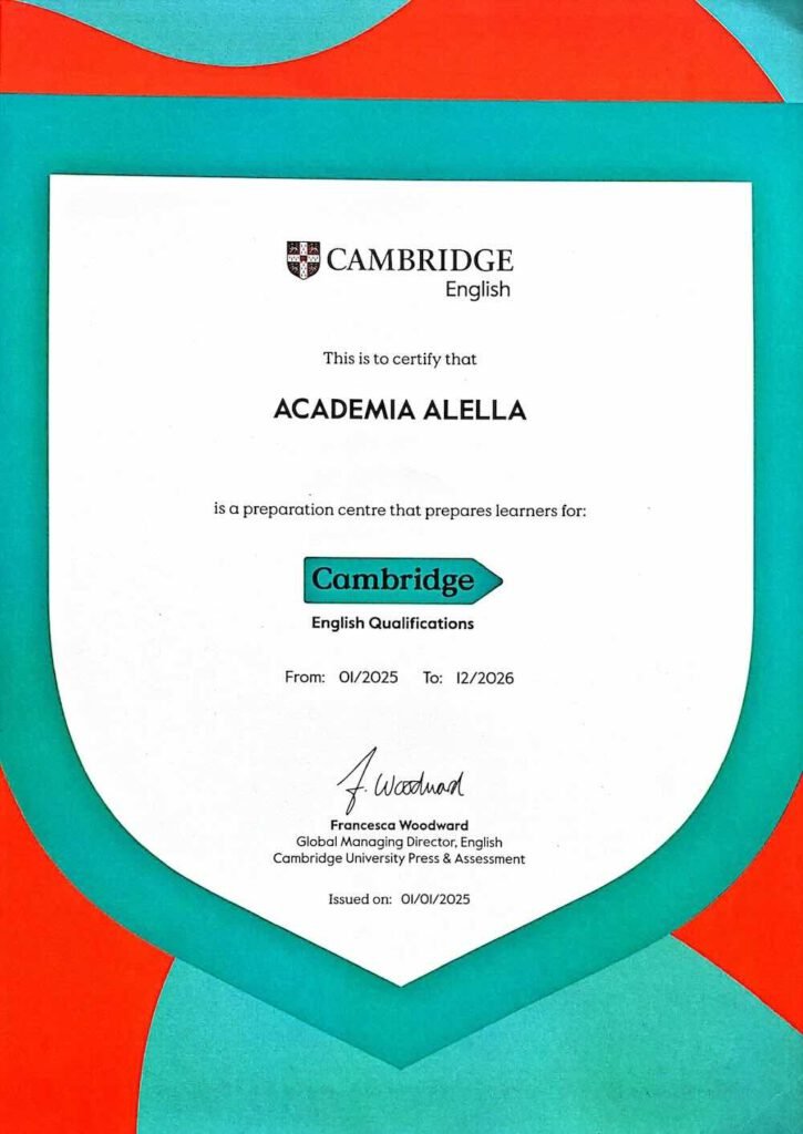 Cambridge English Certificate