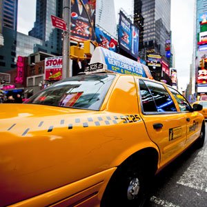 Yellow cab in NY